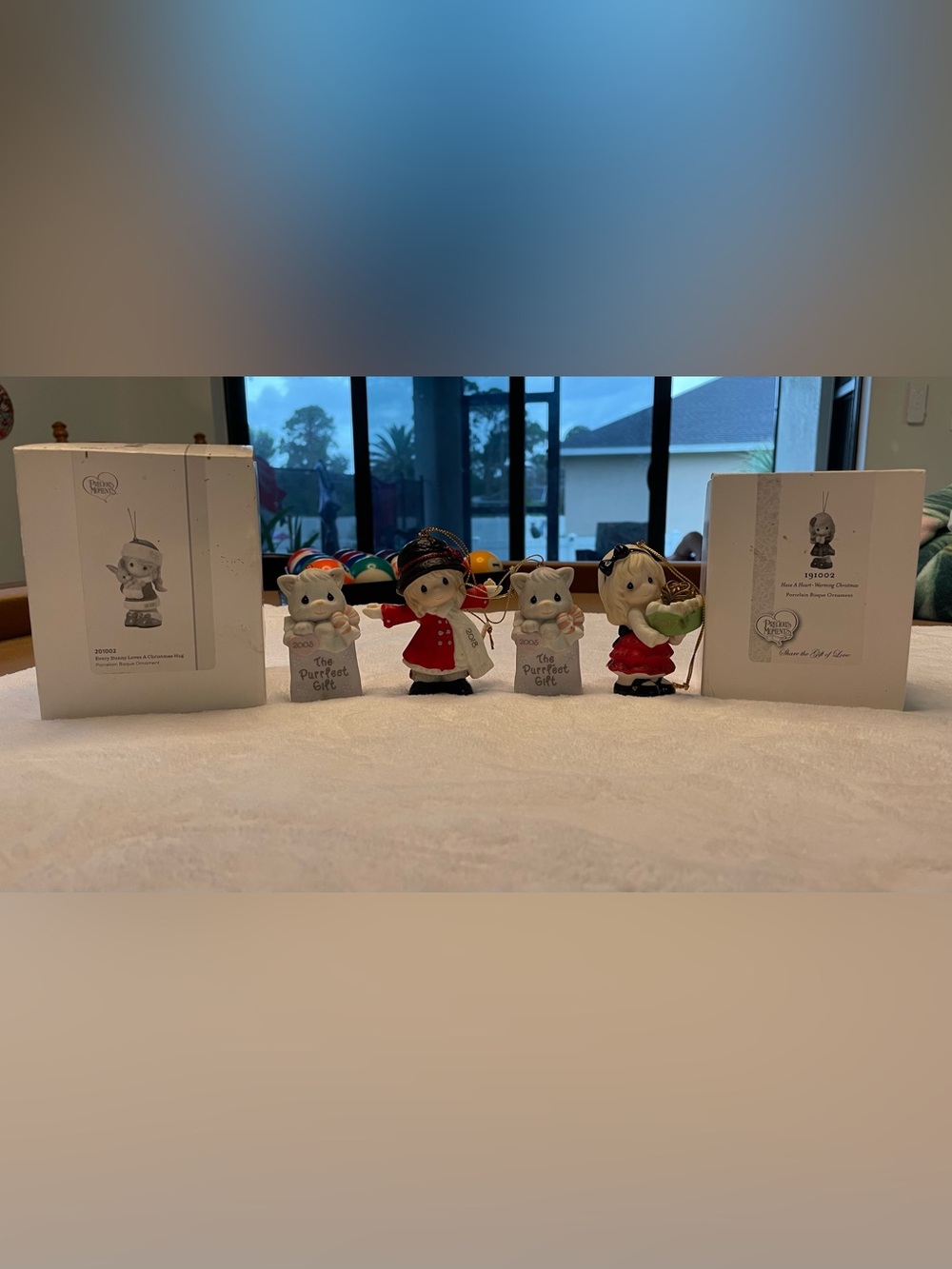 Precious Moments 6 Holiday Figurines/Ornaments